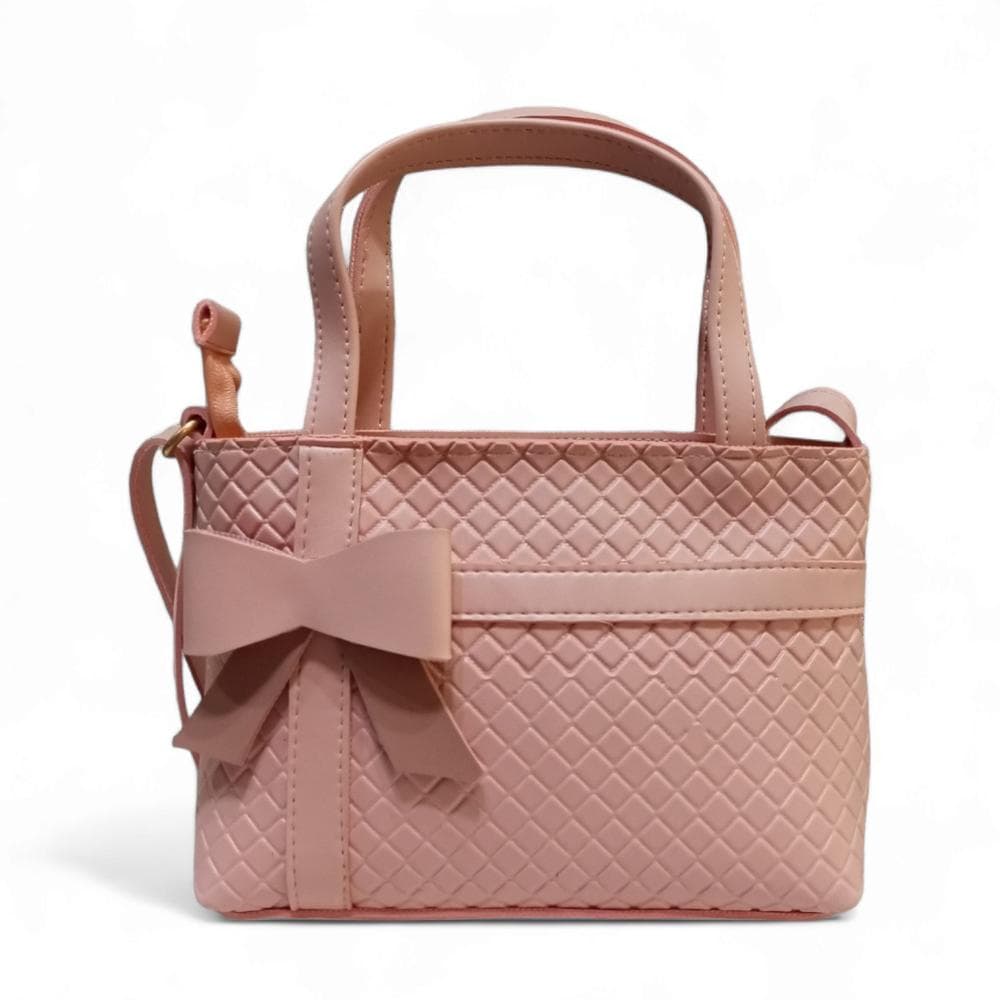 Women's PU Leather Plain Tote Bag