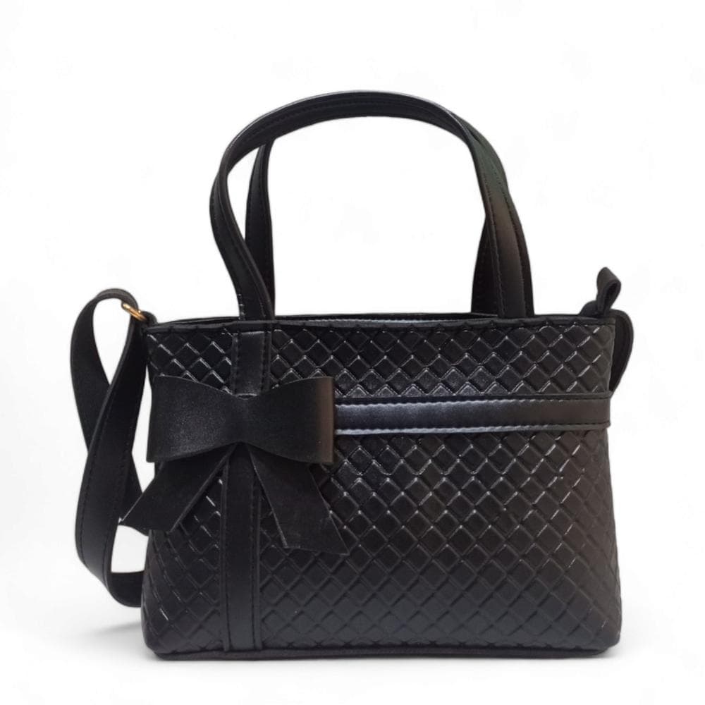 Women's PU Leather Plain Tote Bag