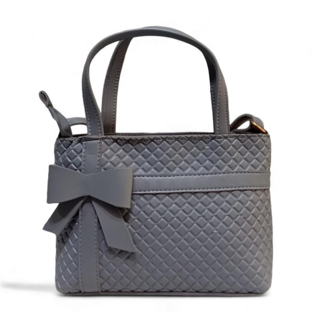 Women's PU Leather Plain Tote Bag