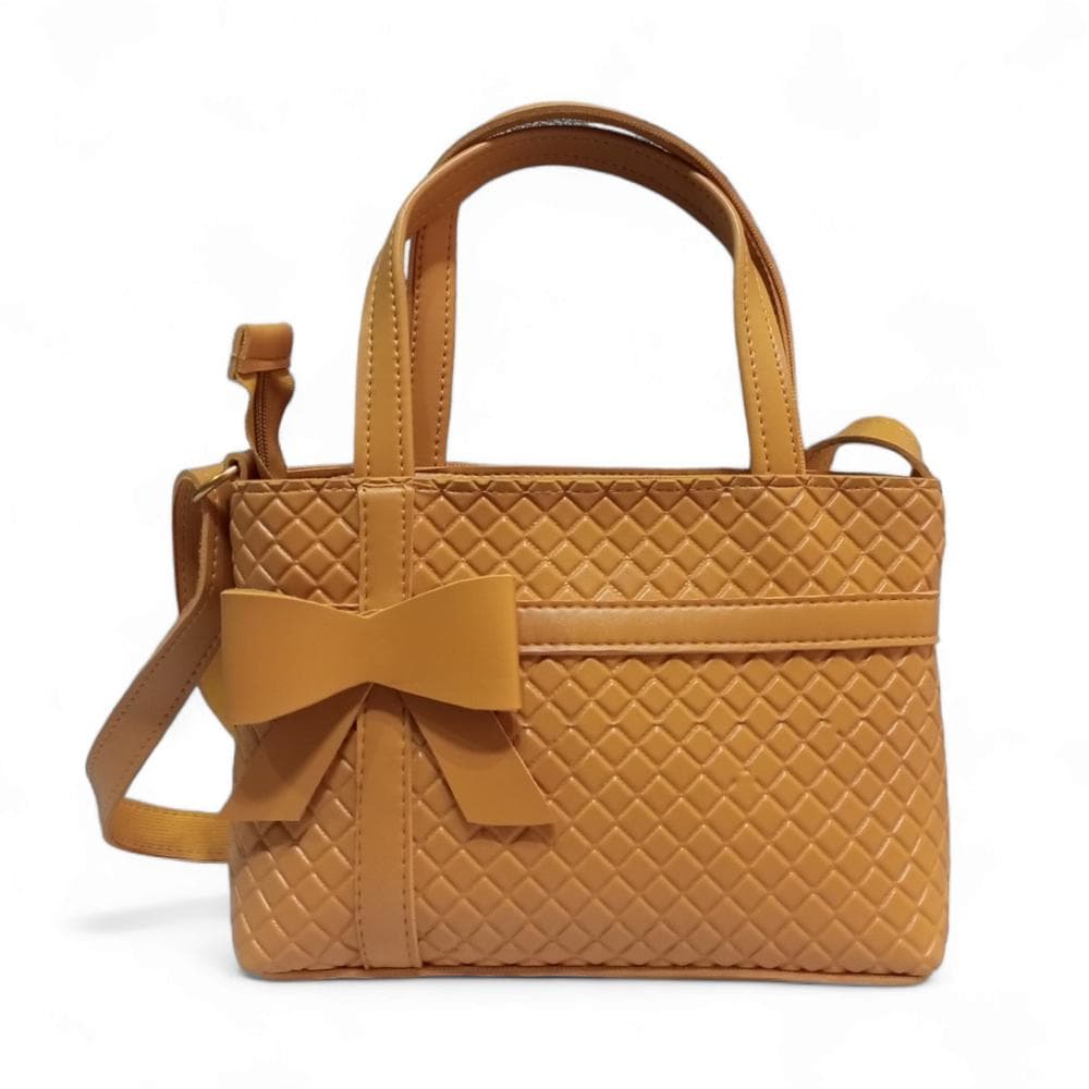 Women's PU Leather Plain Tote Bag