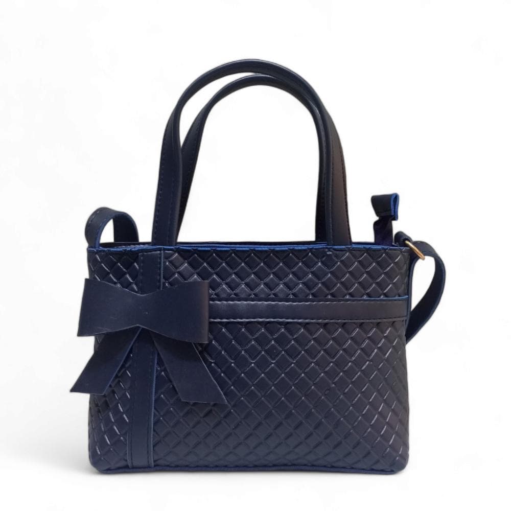 Women's PU Leather Plain Tote Bag