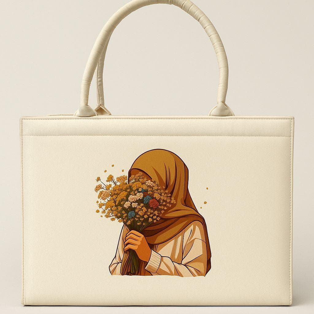 Girl's Canvas Printed Hand Bag