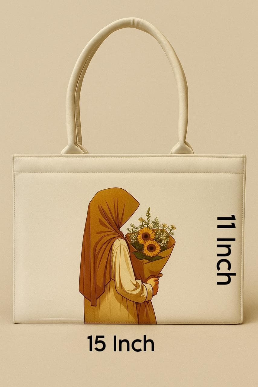 Girl's Canvas Printed Hand Bag