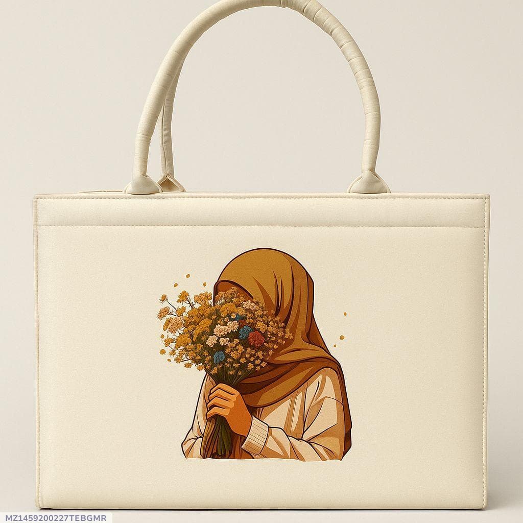 Girl's Canvas Printed Hand Bag