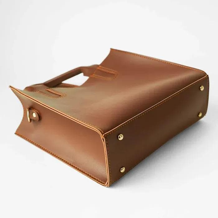 Girl's PU Plain Hand Bag