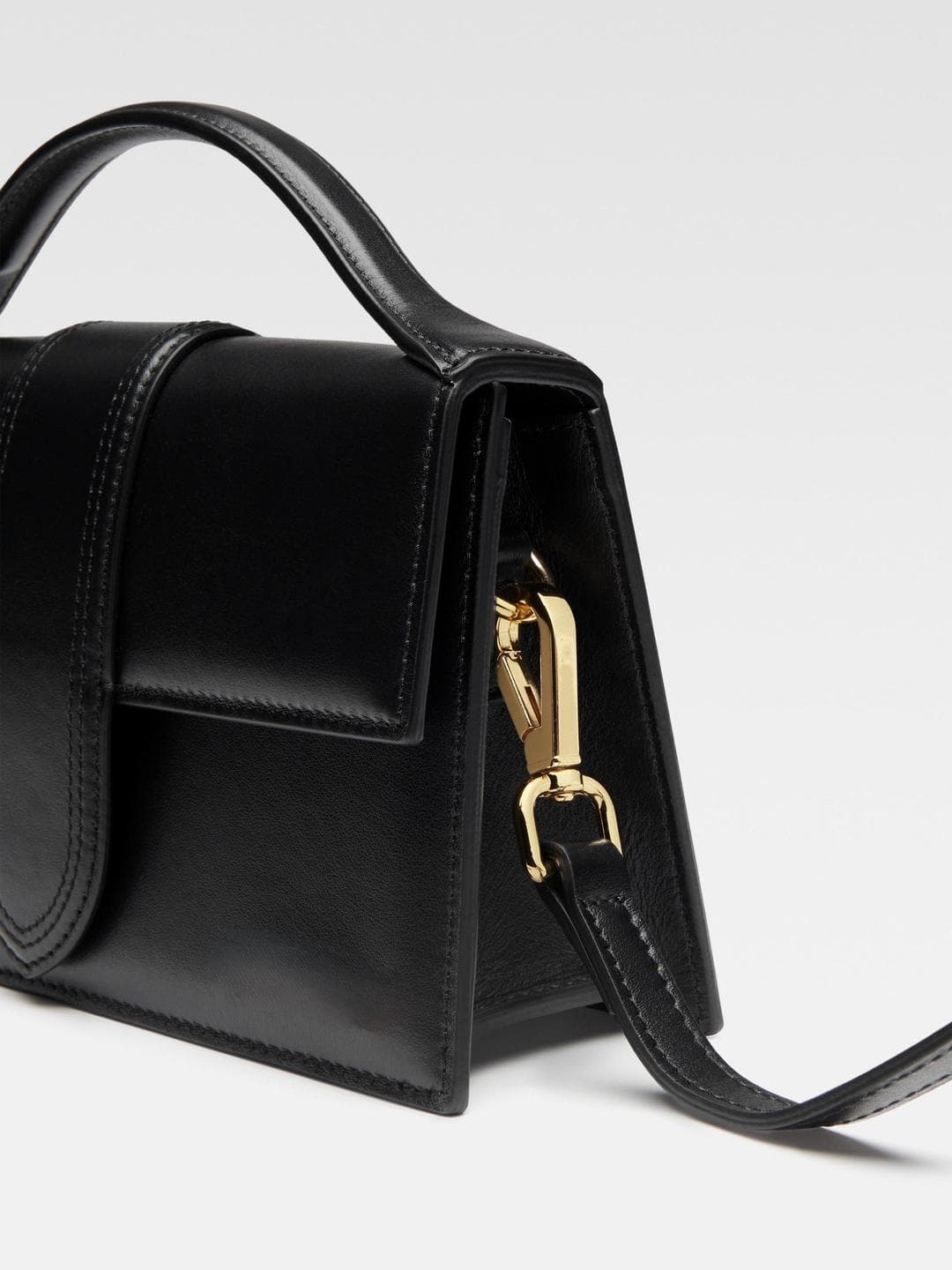 Stylish Women's PU Leather Hand Bag, H-AR-3 Black