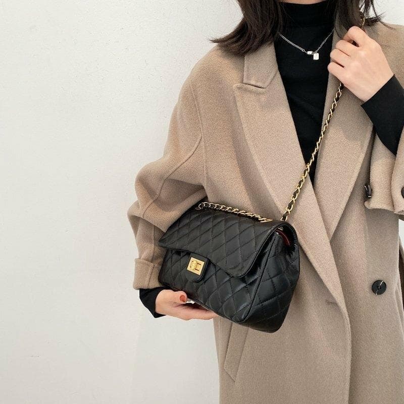 Girl's PU Leather Embroidered Shoulder Bag