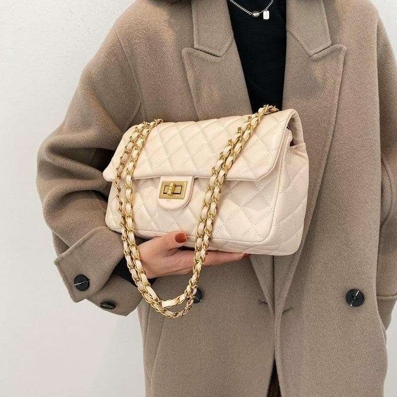 Girl's PU Leather Embroidered Shoulder Bag