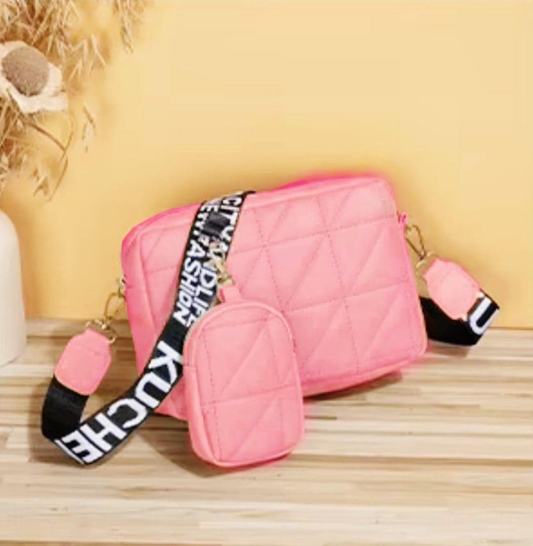 Chic Multicolor Girls Crossbody Bag - Large PU Leather Fashion Handbag in 4 Colors for Teens & Young Women