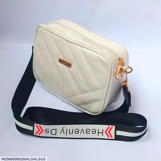 Quilted Women's Crossbody Bag - Small PU Leather Designer Handbag with Chain Strap