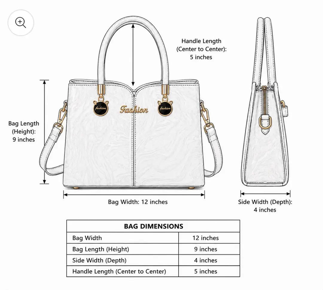 Women's High Quality Leather Shoulder Bag – 3 Pocket Multicolor